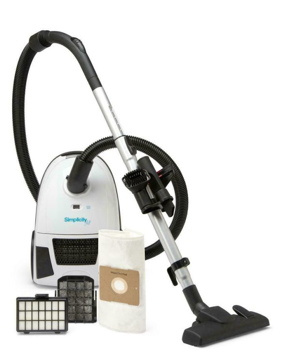 Simplicity Jill Straight Suction Canister Vacuum w/ 1 Year Warranty