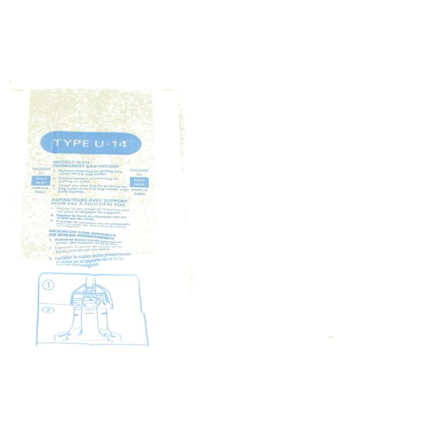 Panasonic AMC-M2EP 3-Pack Type U-14 Upright Micron Vacuum Bag