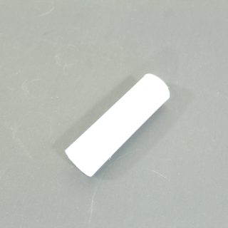 Plastic Candle Cover. Specifications include: 3" tall, 3/4" Inside Diameter, White Color, Fits over Candelabra Size Socket