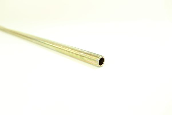 Sold by foot lamp tube hollow pipe 1/4 IP X 36" All Thread Pipe, 1/2" Dia, Steel