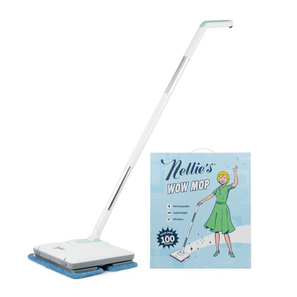 Nellie's WOW Mop - Self Oscillating and Spraying Floor Cleaner