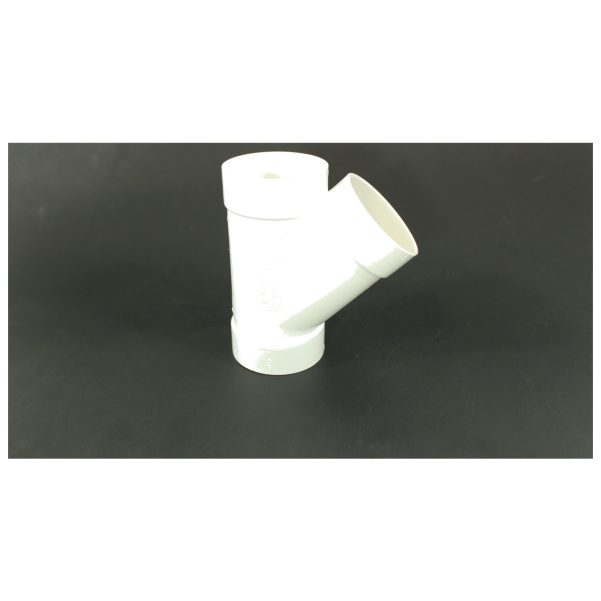 Elbow Hayden, 45degree WYE Central Vacuum PVC Pipe Fitting Tubing