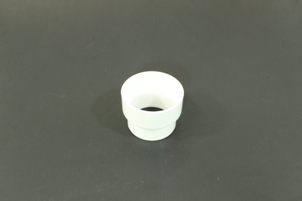 Reducer Coupling 2in to 1 5/8in Valve to TubeCentral Vacuum tubing PVC pipe fitting