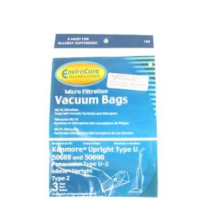 Aftermarket Kenmore Type U Paper Bags 3pk