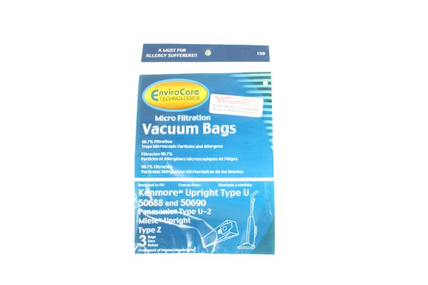 Aftermarket Kenmore Type U Paper Bags 3pk