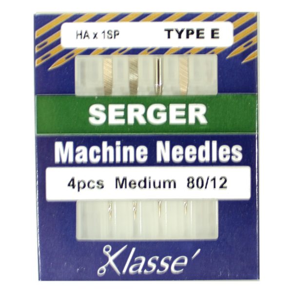 Klasse Serger 170E 80/12 Sewing Machine Needles 4pk