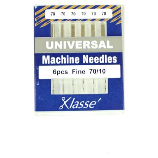 Klasse Universal 70/10 Sewing Machine Needles 6pk