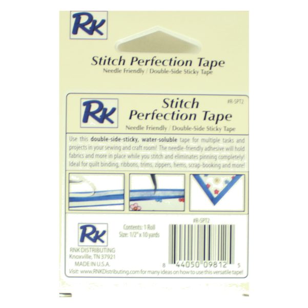 Stitch Perfection Tape - 1/2" x 10yds - Water Soluble