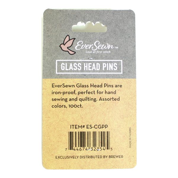 EverSewn Color Glass Head Pins