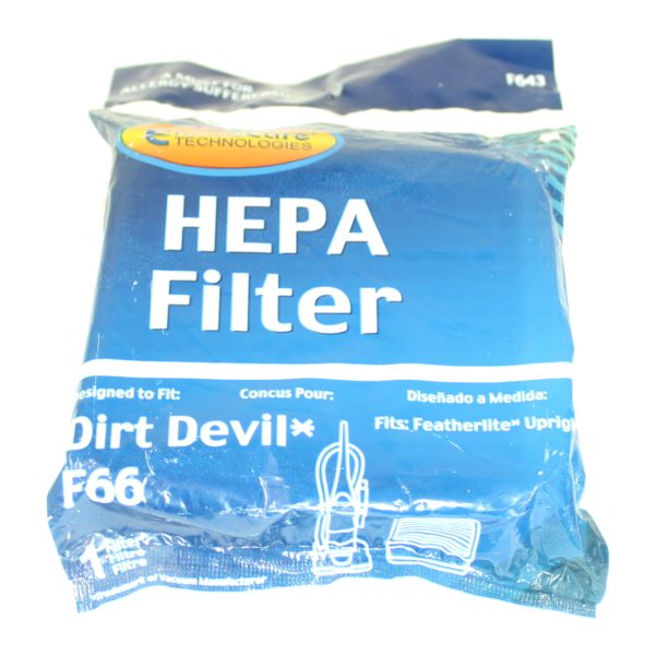 FILTER,W/FOAM-DIRT DEVIL F66,BAGLESS UPRIGHT