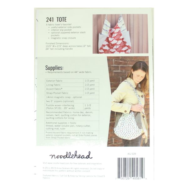 241 Tote - Sewing Pattern