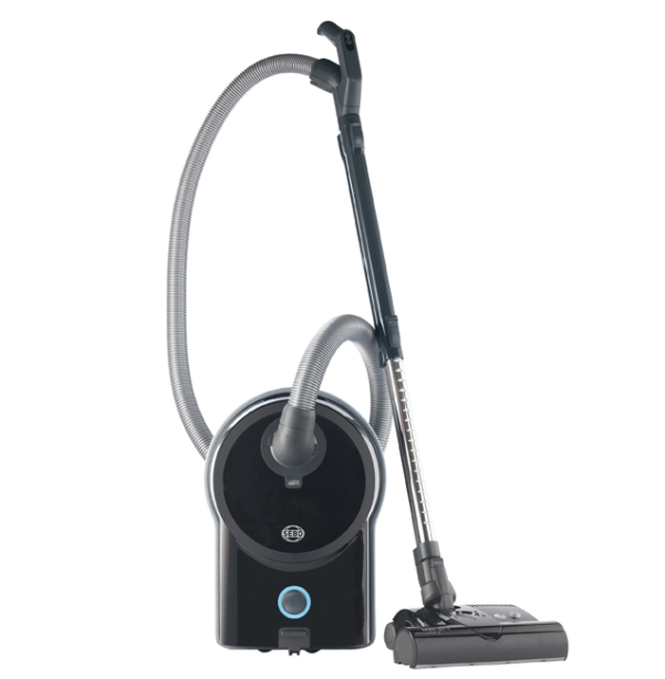 Sebo AIRBELT D4 Premium with ET-1 Power Head and parquet brush (black) Onyx with ten year warranty