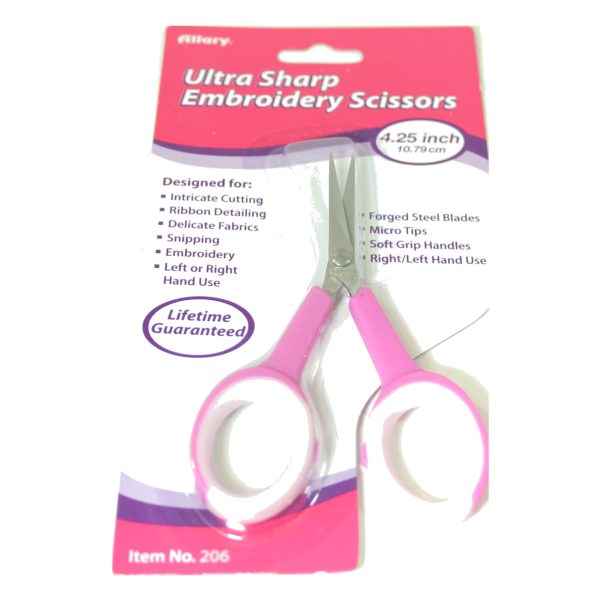 Ultra Sharp Embroidery Scissors 4-1/4in Allary