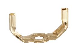 Brass Lamp saddle Harp Bases 1/8IP