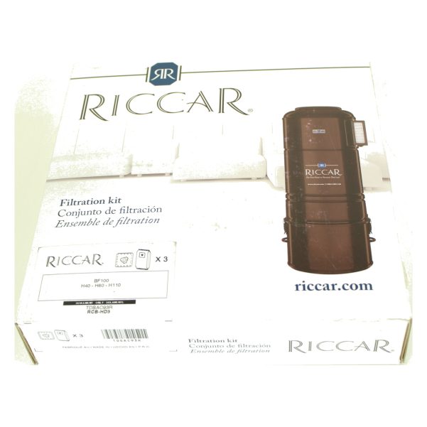 Riccar Heavy Duty Central Vacuum Bags 3pk