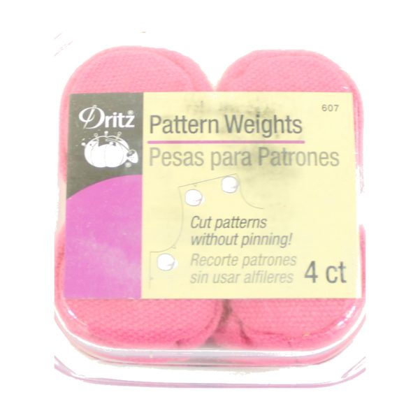 Pattern Weights - 4ct Assorted Colors