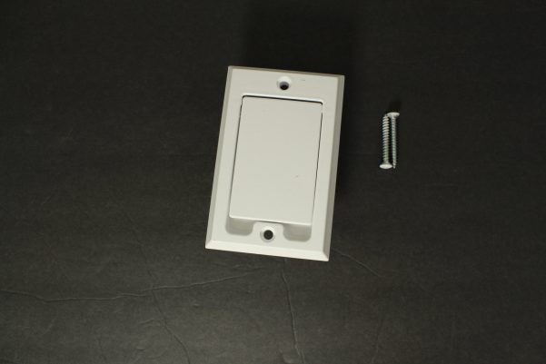 Central Vac White Square Door Inlet