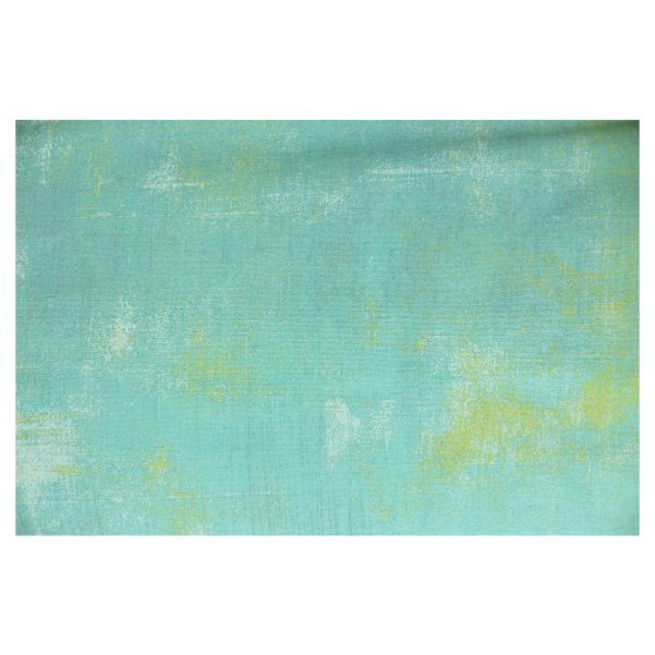 Grunge Basics  Pool Aqua 100% Cotton Textured Solids Made in Japan By Moda