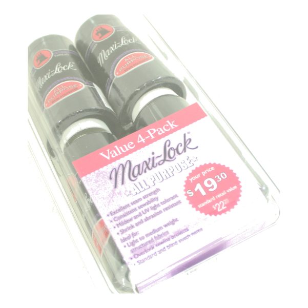 Maxi-Lock Value Pack Thread Cones 4pk - Black