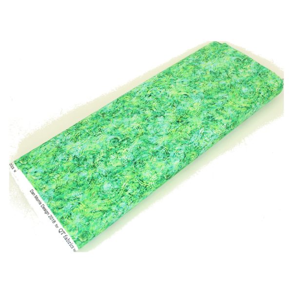 QT Fabrics Radiance Scroll - Green