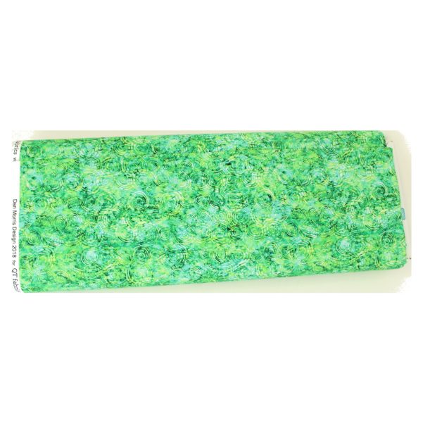 QT Fabrics Radiance Scroll - Green